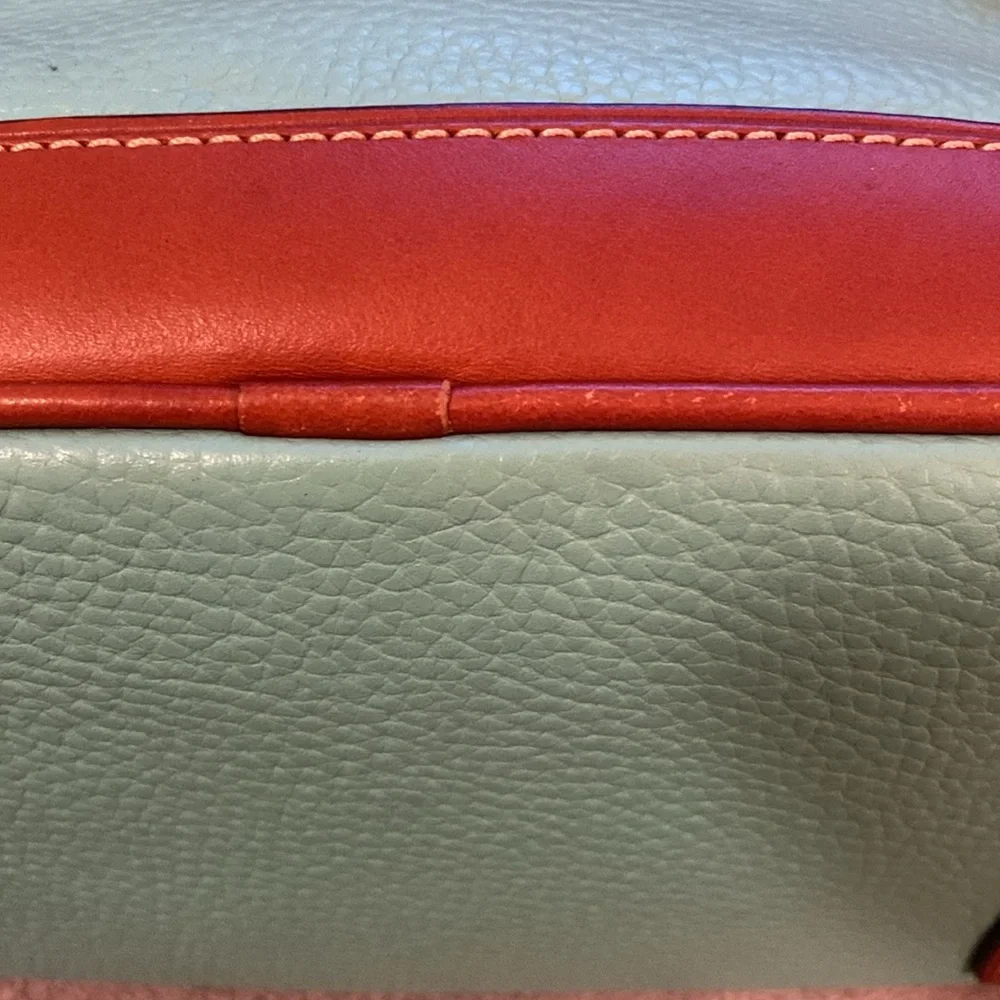 💚DOONEY & BOURKE💚Sea Foam GreenZip Satchel with Crossbody Strap/EUC - Picture 10 of 16